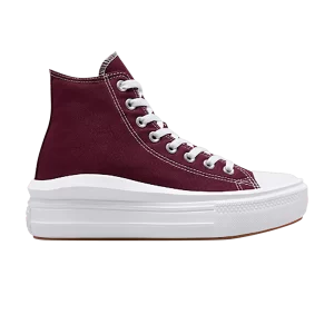 Converse Wmns Chuck Taylor All Star Move Platform High 'Dark Beetroot' Baskets Betterave foncé/Blanc/Blanc A02430C