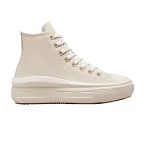 Converse Wmns Chuck Taylor All Star Move Platform High 'Golden Elements' Baskets Ivoire naturel/Aigrette/Gomme A02189C