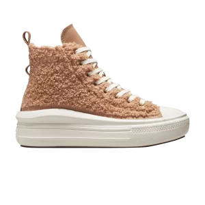 Converse Wmns Chuck Taylor All Star Move Platform High 'Sherpa – Champagne Tan 'Baskets Champagne Tan/Aigrette/Aigrette A04259C
