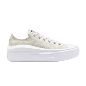 Converse Wmns Chuck Taylor All Star Move Platform Low 'Tonal Floral' Baskets Blanc/Souris/Blanc A00841C