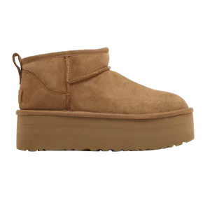 UGG Wmns Classic Ultra Mini Platform Boot 'Chestnut' Baskets Châtaigne 1135092 CHE
