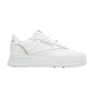 Reebok Wmns Club C Double Geo 'White Moonstone' Baskets Blanc Chaussures/Blanc Chaussures/Moonstone GX8766