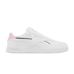 Reebok Wmns Court Advance Vegan 'White Pink Glow' Baskets Blanc Nuage/Rose Lueur/Vert Forêt HR1501