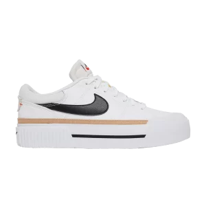 Nike Wmns Court Legacy Lift 'White Hemp' Blanc/Chanvre/Orange équipe/Noir DM7590 100