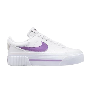 Nike Wmns Court Legacy Lift 'White Rush Fuchsia' Baskets Blanc/Rouge Stardust/Noir/Fuchsia Peak DM7590 103