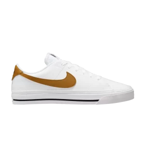 Nike Wmns Court Legacy Next Nature 'White Gold Suede' Blanc/Volt/Noir/Or Suède DH3161 105