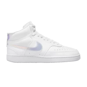 Nike Wmns Court Vision Mid 'White Iridescent' Blanc/Gris football/Multicolore FD0819 100