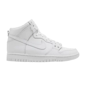 Nike Wmns Dunk High SE 'Pearl White' Blanc/Argent Métallique/Voile/Blanc DM7607 100