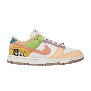 Nike Wmns Dunk Low SE 'Sun Club' Voile/Racine Madra claire/Bleu usé/Or avec sable DQ0265 100