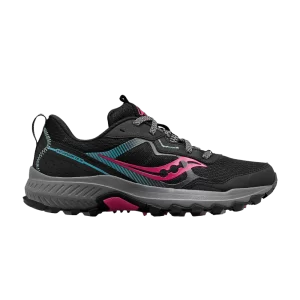 Baskets Saucony Wmns Excursion TR16 Wide 'Black Fuchsia 'Noir/Fuchsia S10745 10