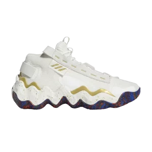 adidas Wmns Exhibit B Mid 'White Gold Metallic' Baskets Blanc Noyau/Or Métallique/Blanc Nuage HQ1121