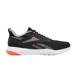 Reebok Wmns Flexagon Force 4 'Animal Print' Baskets Couleur noire/Infusion lilas/Rehauts orange GY6258