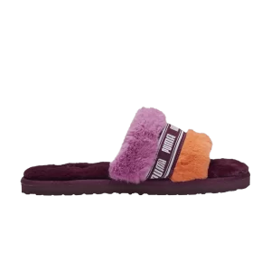 Baskets Puma Wmns Fluff Slide 'Jazzy – Grape Wine 'Grape Wine/Lavender Mist/Deep Apricot/Fuchsia Festival 385721 01