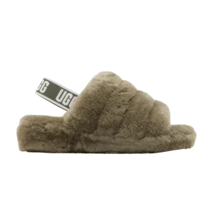 UGG Wmns Fluff Yeah Slide 'Burnt Olive' Baskets olive brûlée 1095119 BTOL