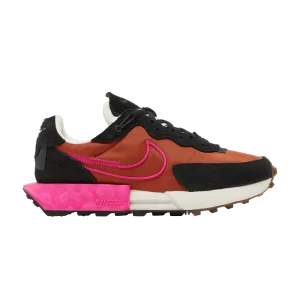 Nike Wmns Fontanka Waffle 'Burnt Sunrise' Baskets Scorched Sunrise/Noir/Bubble Gum Marron moyen/Rose Prime DC3579 800