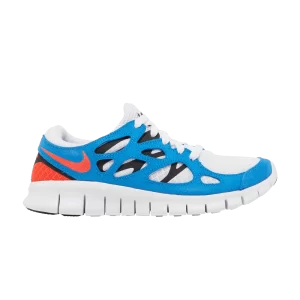 Nike Wmns Free Run 2 'Blanc Photo Bleu' Blanc/Photo Bleu/Noir/Bright Crimson DV2221 100
