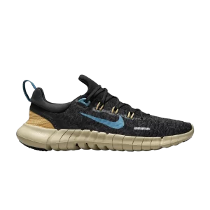 Nike Wmns Free Run 5.0 Next Nature 'Black Noise Aqua' Noir/Anthracite/Blé Or/Noise Aqua CZ1891 008