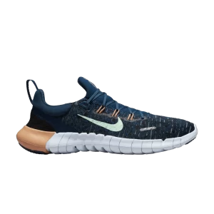 Nike Wmns Free Run 5.0 Next Nature 'Valerian Blue Orange Trance' Bleu Valériane/Mousse Menthe/Orange Trans CZ1891 402