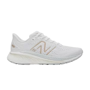 Baskets New Balance Wmns Fresh Foam X 860v13 'White Light Gold Metallic 'Blanc/Light Aluminum/Light Gold Metallic W860W13