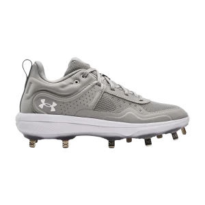 Under Armour Wmns Glyde MT 'Grey White' Baskets Baseball gris/Blanc 3024328 105