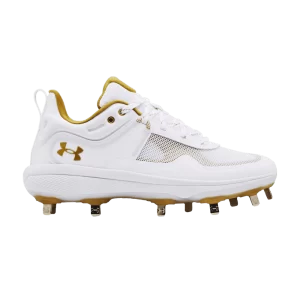 Under Armour Wmns Glyde MT 'White Metallic Gold' Baskets Blanc/Or métallisé 3024328 103