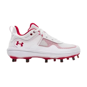 Under Armour Wmns Glyde MT 'White Red' Baskets Blanc/Rouge 3024328 102