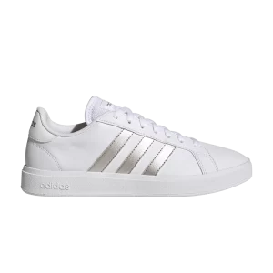 adidas Wmns Grand Court Base 2.0 'White Platinum Metallic' Blanc Nuage/Platine Métallisé/Blanc Nuage GW9263