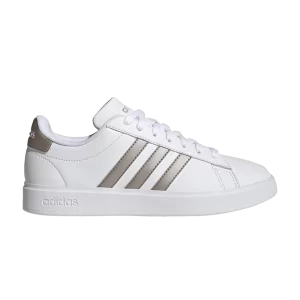 adidas Wmns Grand Court Cloudfoam 'White Platinum Metallic' Blanc Nuage/Platine Métallique/Platine Métallique GW9215