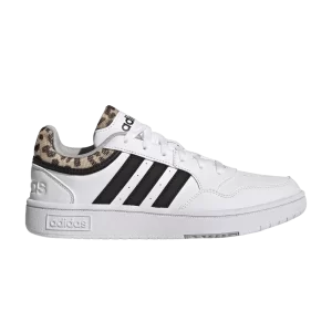 adidas Wmns Hoops 3.0 'Leopard' Baskets Blanc Nuage/Noir/Gris Deux GY4743