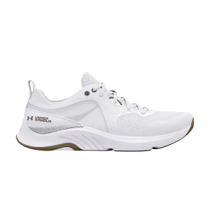 Under Armour Wmns HOVR Omnia Metallic 'White Metallic Gold Lustre' Baskets Blanc/Paillettes Dorées 3025833 100