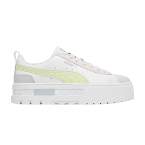 Baskets Puma Wmns Mayze Leather 'White Arctic Ice 'Blanc/Arctic ice 385591 02