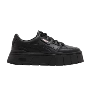 Baskets Puma Wmns Mayze Stack Leather 'Noir' Noir 384412 02
