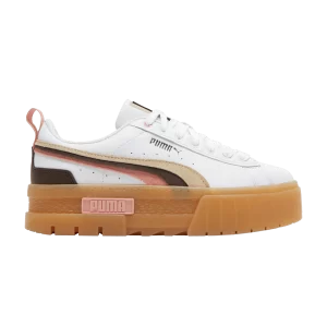 Baskets Puma Wmns Mayze 'Triplex – Blanc 'Blanc/Marron chocolat 384871 01