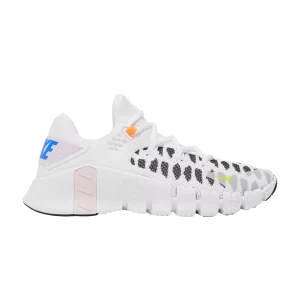 Nike Wmns Metcon 4 'Printed White Black' Noir/Blanc/Bleu/Jaune Strike DJ4310 074