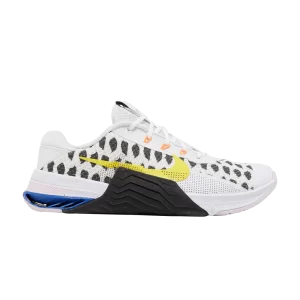 Nike Wmns Metcon 7 'Polka White Yellow Strike' Baskets Noir/Blanc/Bleu/Jaune Strike DJ4312 074
