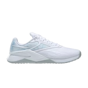 Reebok Wmns Nano X2 'White Hint Mint' Baskets Chaussures blanches/Gris bord de mer/Menthe avec un soupçon FZ5699