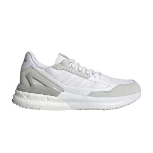adidas Wmns Nebzed Super Boost 'Blanc Argent Métallique' Blanc Nuage/Blanc Nuage/Argent Métallique GW0372