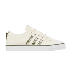 adidas Wmns Nizza 'Floral' Baskets Miracle Blanc/Blanc Nuage/Olive en Focus GZ8673