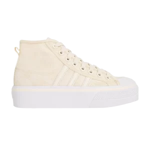 adidas Wmns Nizza Platform Mid 'Cream White' Blanc crème/Blanc crème/Nuage blanc GX8356