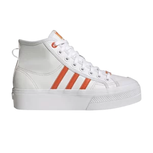 adidas Wmns Nizza Platform Mid Vegan 'White Bliss Orange' Blanc Nuage/Orange Translucide/Orange Bliss GY1897