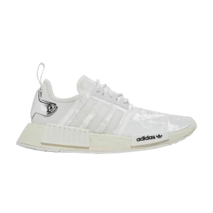 adidas Wmns NMD_R1 'White Silver Metallic' Baskets Blanc Cristal/Blanc Cristal/Argent Métallique GW5681