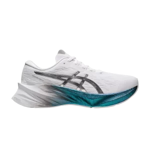 ASICS Femme Novablast 3 Platinum 'Blanc Métallique Bleu' Blanc/Argent 1012B290 100