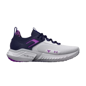 Under Armour Wmns Project Rock 5 Disrupt 'White Midnight Navy' Baskets Blanc/Midnight Fleet 3026207 102
