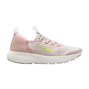 Nike Wmns React Escape Run Flyknit 'Pink Oxford Volt' Voile/Rose Oxford/Corail blanchi/Volt DC4269 101