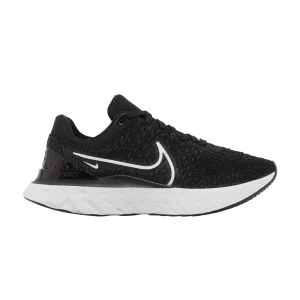 Nike Wmns React Infinity Run Flyknit 3 'Noir Blanc' Noir/Blanc DD3024 001