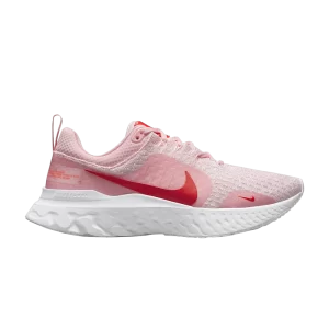 Nike Wmns React Infinity Run Flyknit 3 Premium 'Rose doux moyen Light Crimson 'Rose doux moyen/Blanc/Blanc sommet/Cramoisi clair DZ3016 600