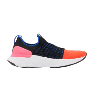 Nike Wmns React Phantom Run Flyknit 2 'Black Bright Crimson' Noir/Hyper Rose/Bleu clair/Bright Crimson DX2354 001