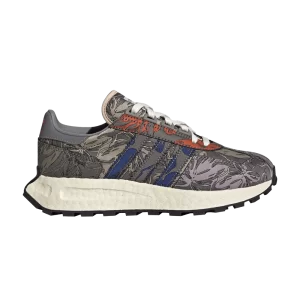 Adidas Wmns Retropy E5 'Floral' Baskets Gris Trois Pièces/Bleu Royal/Blanc GZ1996