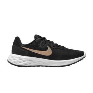 Nike Wmns Revolution 6 Next Nature 'Black Metallic Copper Coin' Noir/Blanc sommet/Pièce de cuivre métallique DC3729 005