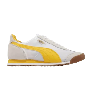Baskets Puma Wmns Roma OG 'White Yellow Gold' Blanc/Or jaune 387241 04
